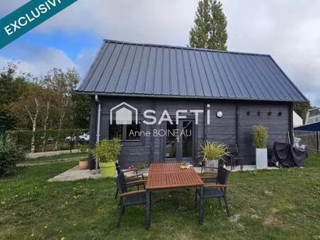 maison bois 60 m² dans environnement calme sur mesquer