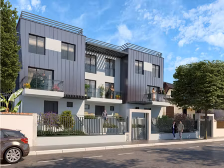 terrain 722m2 - 3 maisons à construire