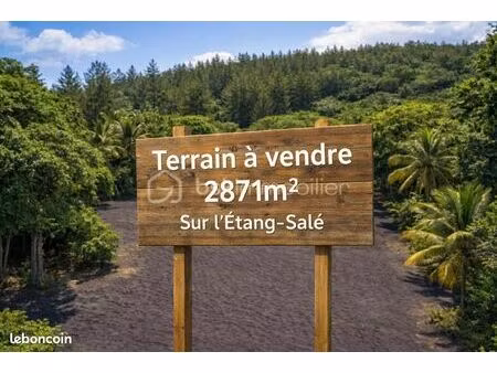 terrain 2 871 m² l etang sale