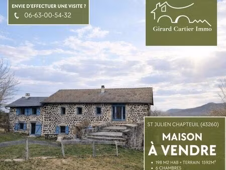 ferme rénovée st julien chapteuil