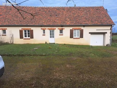 maison f3 de plain-pied avec garage et jardin