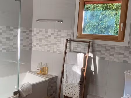 maisonnette meublée à louer avec petit jardin et deux chambres menthon st bernard