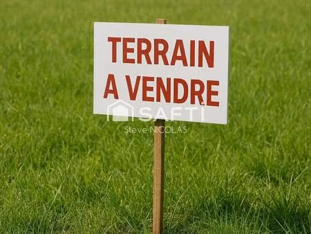 terrain constructible viabilisé à vendre