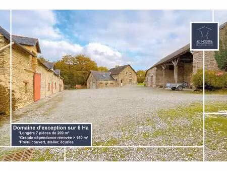 vente longère et corps de ferme à sainte-marie (35600) : à vendre / 203m² sainte-marie