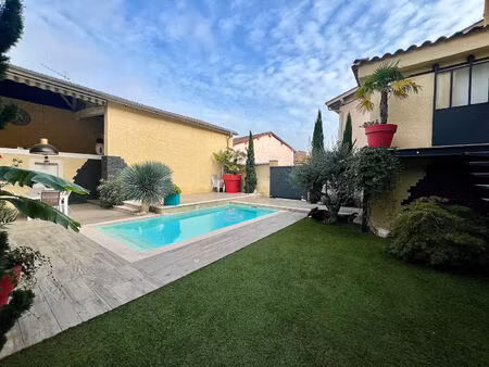 maison miribel centre ville 4 pièces 100 m2  terrain avec piscine.