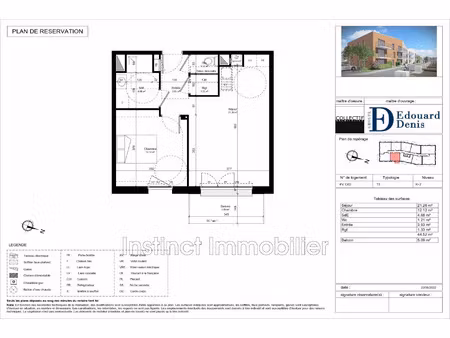 vente appartement 2 pièces 44 m² guilvinec (29730)