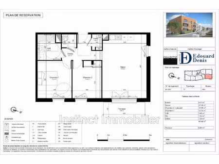 vente appartement 3 pièces 65 m² guilvinec (29730)