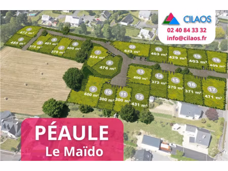vente terrain 371 m² vannes (56000)
