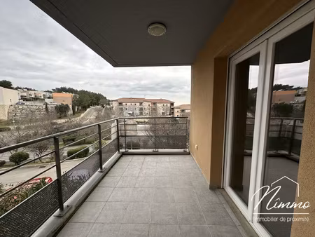 appartement type 3 58m2 avec stationnement et terrasse