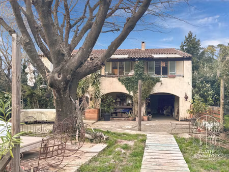 maison r+1 sur terrain de 4500 m2 au calme