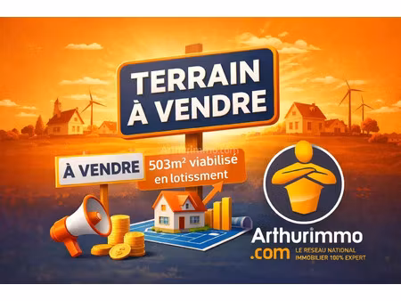 vente terrain 503 m2 à bantzenheim