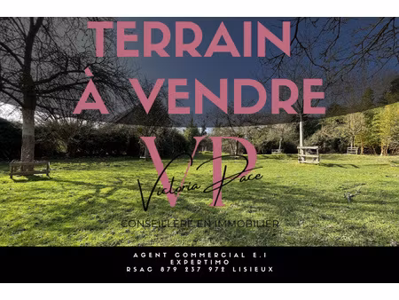 terrain à bâtir à honfleur - 1 500 m² - vue campagne et pont de normandie