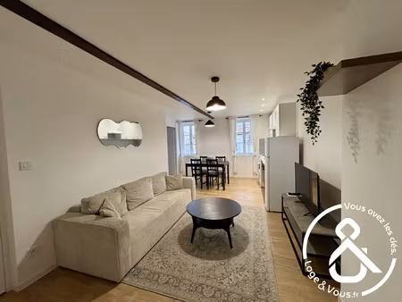 appartement t3 entièrement rénové & meublé