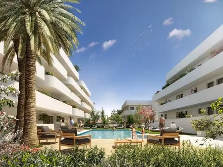 sérignan - t2 neuf avec piscine - 45 m²