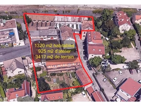 doubs (25)  à vendre besançon  5 immeubles + 1 atelier + terrain de 3417 m2 besançon  quar