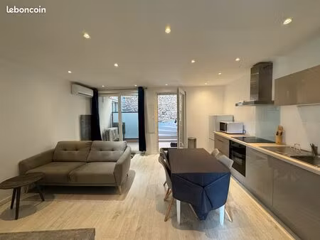 appartement t2 meublé + garage