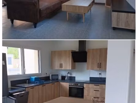 location janzé maison t4 meublée  parking  jardin