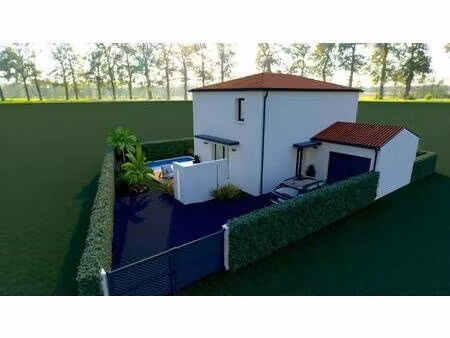 terrain avec maison neuve à vendre