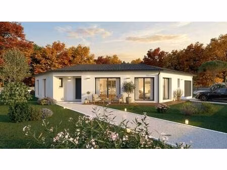 terrain avec maison neuve à vendre