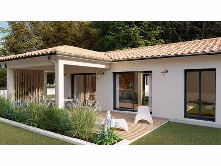 terrain avec maison neuve à vendre