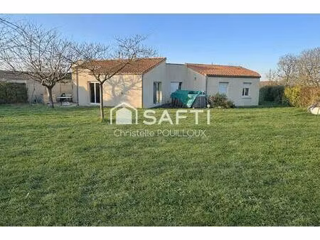 maison de plain pied  4 chambres  double garage