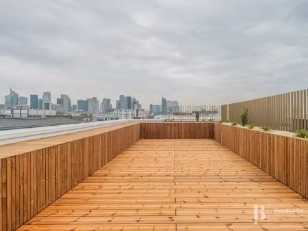 a louer vide - beau 5 pieces de 95 6 m2 - appartement neuf - 6eme etage - terrasse -2 park