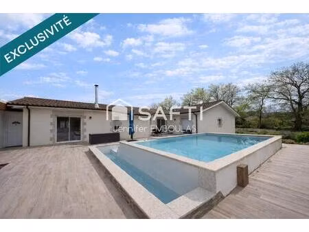 maison familiale 180 m² – 5 chambres – piscine à debordement – garages - jardin 1400 m²