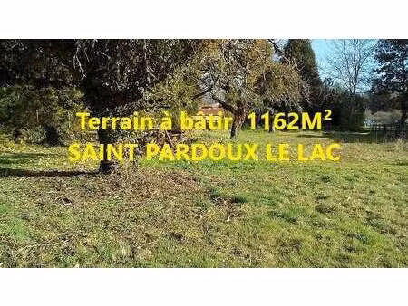 vente terrain à saint-pardoux-le-lac (87140) : à vendre / 1162m² saint-pardoux-le-lac