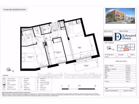 vente appartement 3 pièces 63 m² guilvinec (29730)