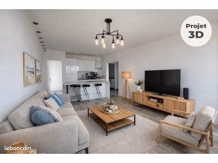 appartement 3 pièces 55 m²