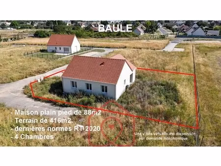 vente maison 5 pièces 88 m² baule (45130)