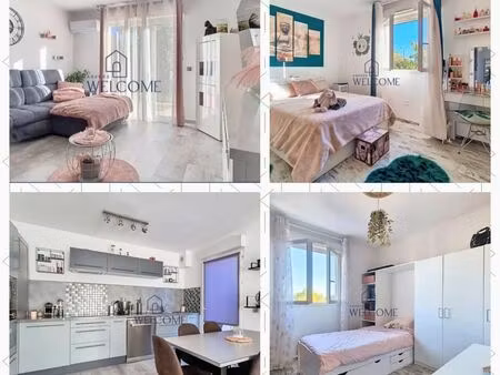 3 pièces en rez-de-jardin