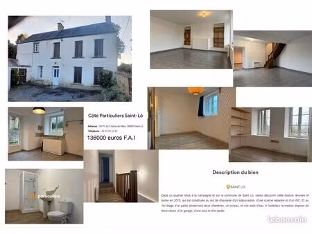 maison a vendre en campagne sur saint-lo