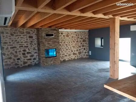 maison 100 m² avec jardin clos + grande terrasse vue col du béal