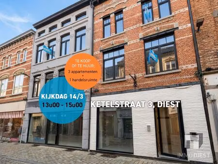 knap appartement met terras en 2 slpks - centrum diest - veel lichtinval