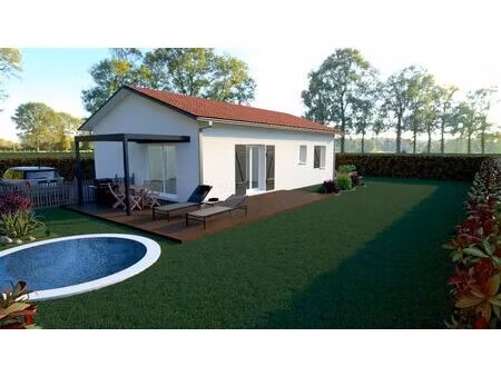 vente maison à construire 90 m² montfort-en-chalosse (40380)