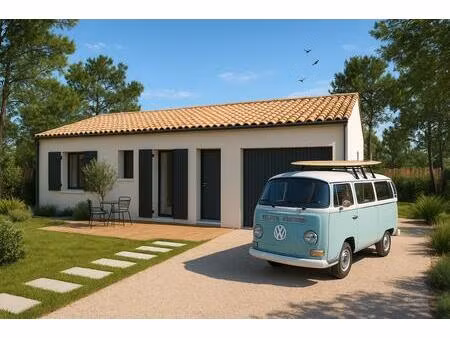 vente maison à construire 80 m² vielle-saint-girons (40560)