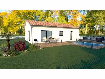 vente maison à construire 90 m² ygos-saint-saturnin (40110)