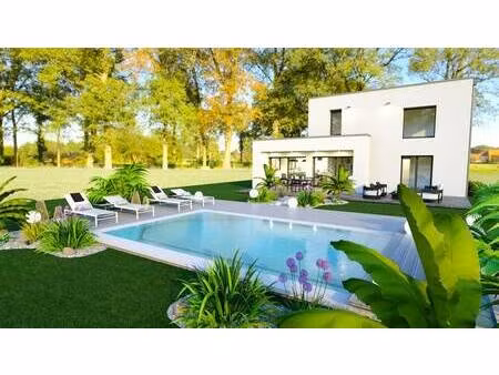 terrain avec maison neuve à vendre