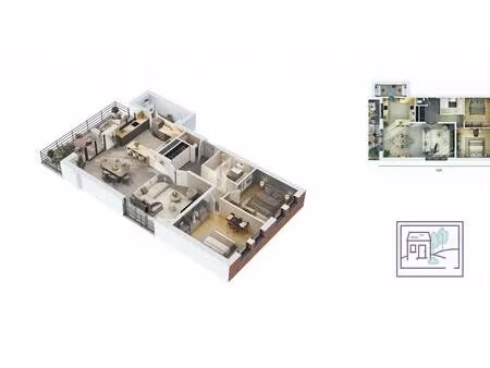 appartement à vendre à rue chinrue theux (vbd95796)