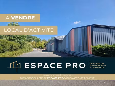 ouest de caen - a vendre - locaux d'activités clos d'environ 53