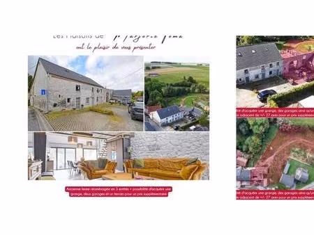 immeuble de rapport à vendre à rue des bosseuses 29 mettet (vbd95506)