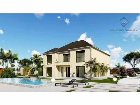 terrain avec maison neuve à vendre