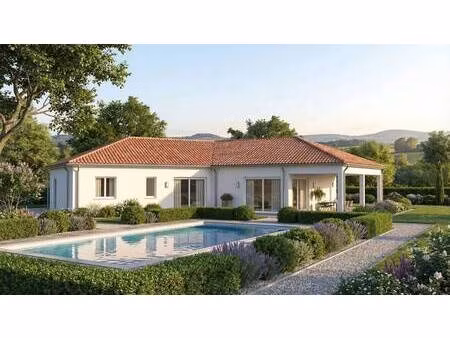 terrain avec maison neuve à vendre