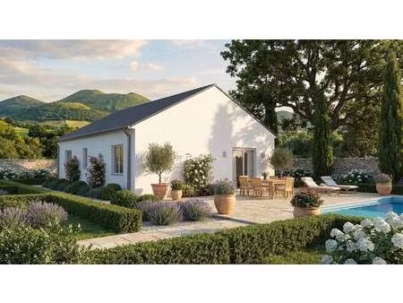 terrain avec maison neuve à vendre