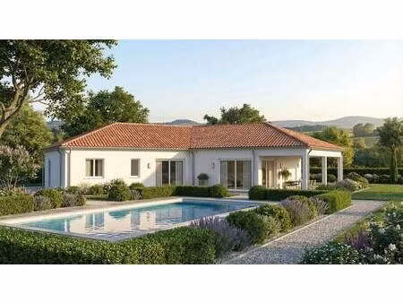 terrain avec maison neuve à vendre