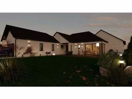 terrain avec maison neuve à vendre