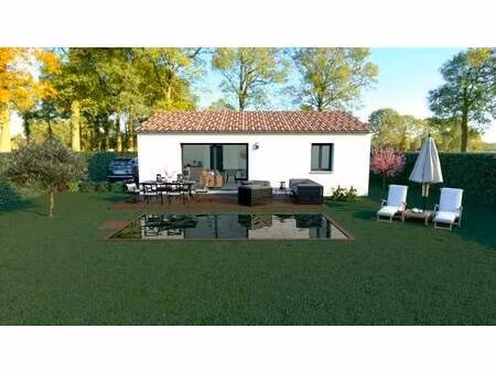 terrain avec maison neuve à vendre