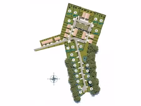 terrain constructible viabilisé à vendre