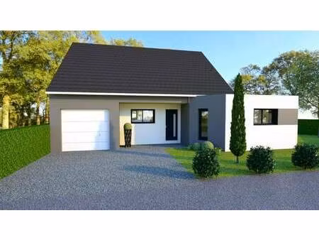 terrain avec maison neuve à vendre